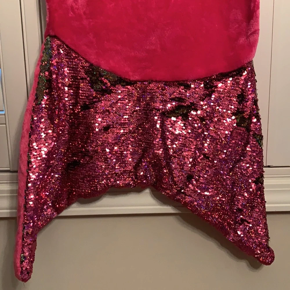 Mermaid tail blanket pink sequin